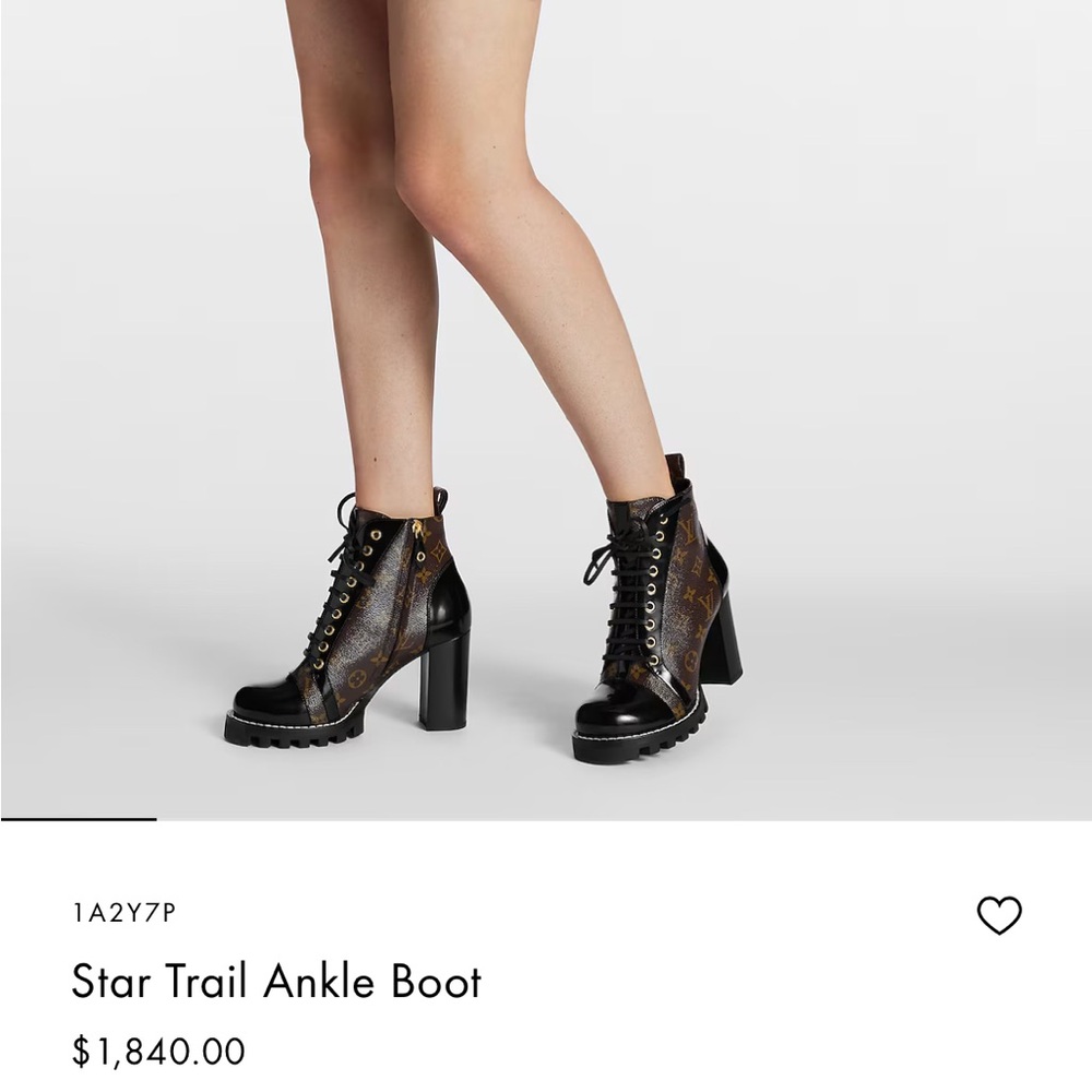 Louis Vuitton Star Trail Ankle Boots